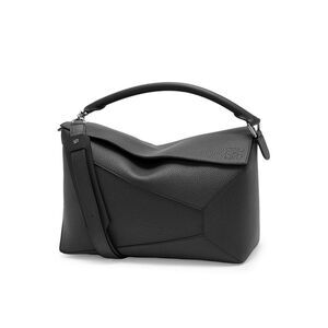 Loewe Men Large Puzzle Bag In Hammered Calfskin